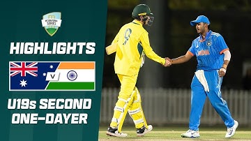 Australia v India | U19 Series | Second One-Dayer