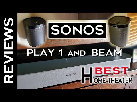 SONOS Play 1 and Beam Wireless Speakers - Best Home Theater