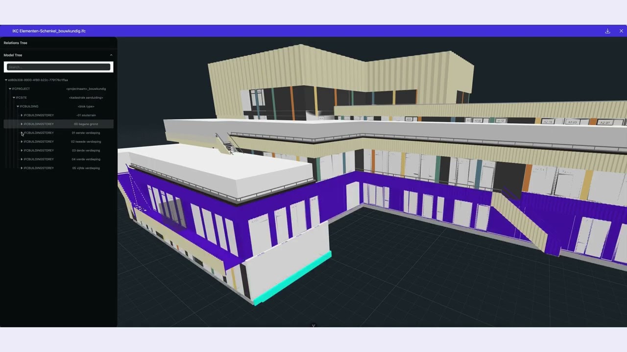 IFC viewer in Datastorms