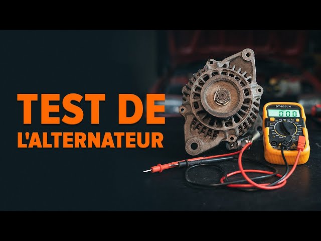 Comment vérifier l'alternateur d'une voiture ?