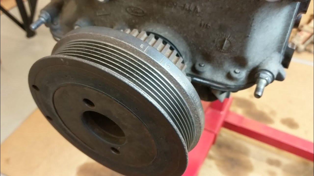 Ford 4 0l timing marks on crank damper pulley or harmonic balancer for