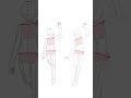 Tips for drawing dynamic poses! #howto #illustration #shorts