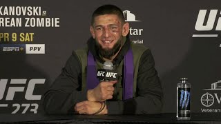 UFC 273: Khamzat Chimaev Post-Fight Press Conference