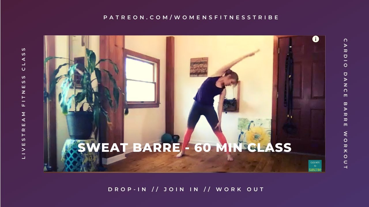 FULL LENGTH FITNESS CLASS - Cardio Dance Barre Workout at Home