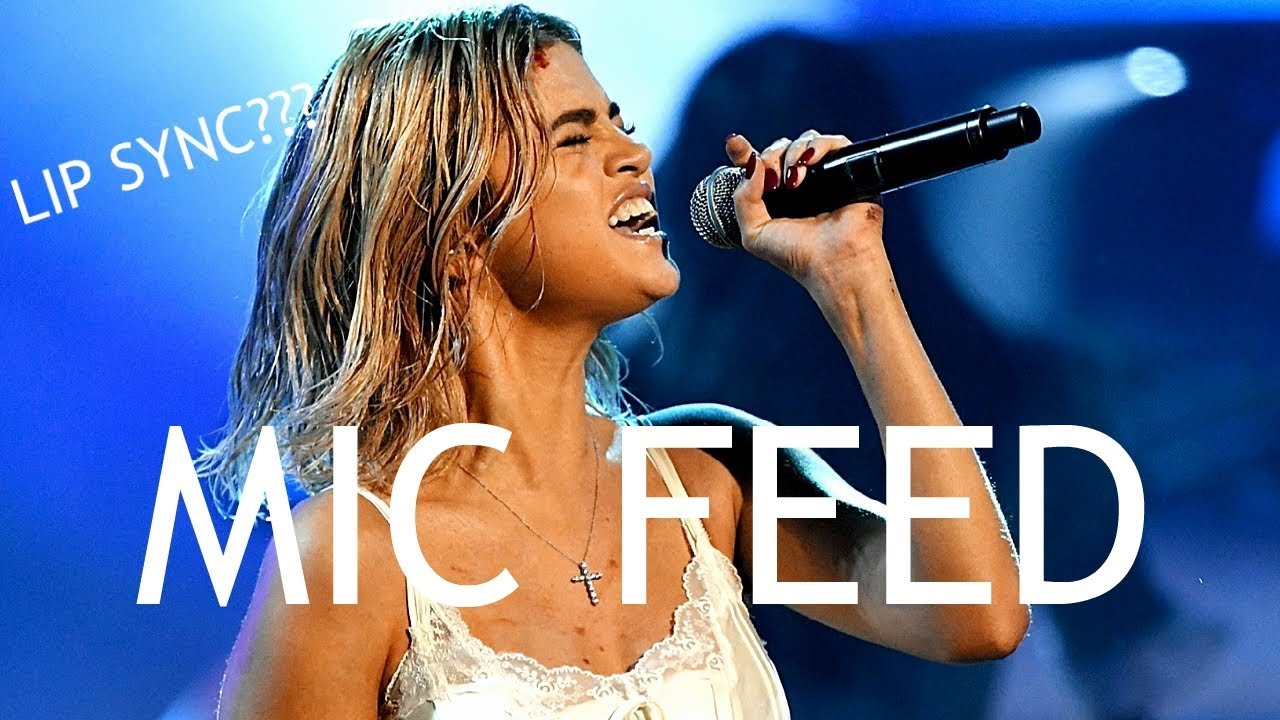 Selena Gomez - Wolves | AMAs LIVE FEED (Guitar + Vocals) - MIC FEED