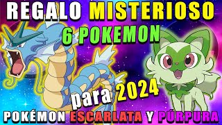 🎁6 CÓDIGOS DE POKEMON DE REGALO MISTERIOSO🎁 PARA 2024 🎉 EN POKEMON ESCARLATA Y PURPURA