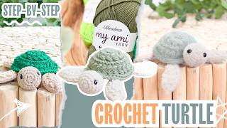 Wheat Stitch™ Turtle – No-Sew Amigurumi Crochet Pattern