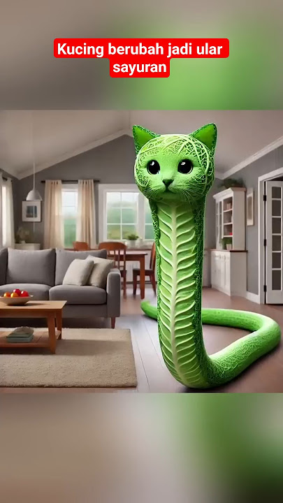 the cat becomes a vegetable Snake