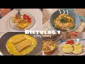 DIETVLOG#1 [53kg-46kg] 🍎 -1,4kg in 3 days | Simple Diet Recipes to Lose Weight
