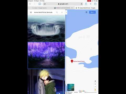 Anime world portal(google maps)