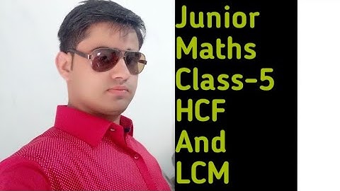 Junior Maths Class-5 HCF And LCM Ex-6D Q-1,2,3