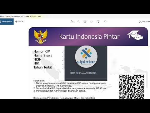 Cara Cetak DIGITAL KIP Di Portal SiPintar KEMDIKBUD