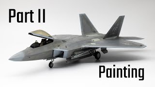 How to paint your Raptor. F-22A in 1:48. Part II: Painting