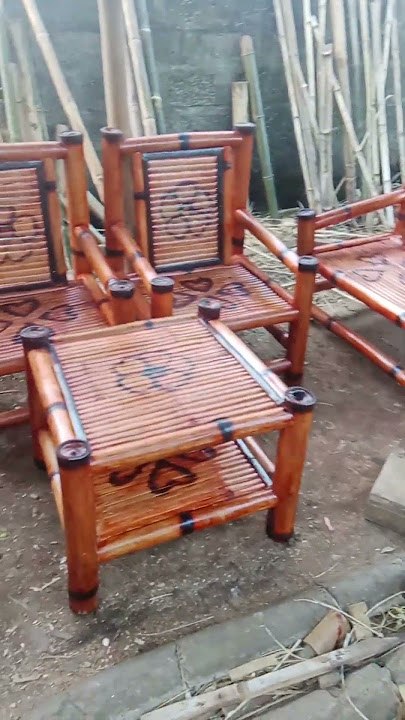 bamboo sala set #upuankawayan #bamboochair