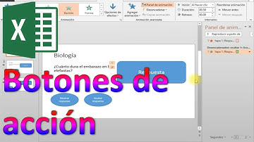 Crea botones de acción dentro de diapositivas de PowerPoint