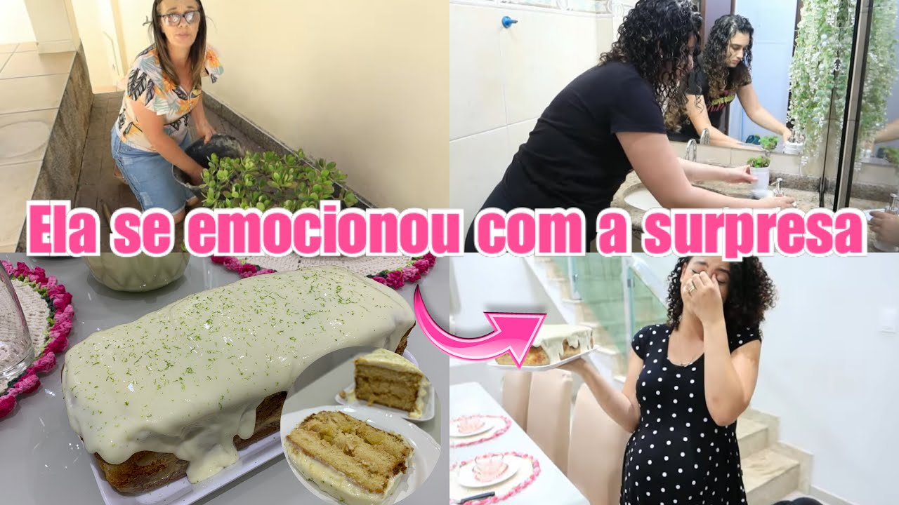 Mãe cuidou das plantas,troquei roupa d cama,lavei banheiro,melhor bolo de abacaxi q fiz| LAÍS VELOSO