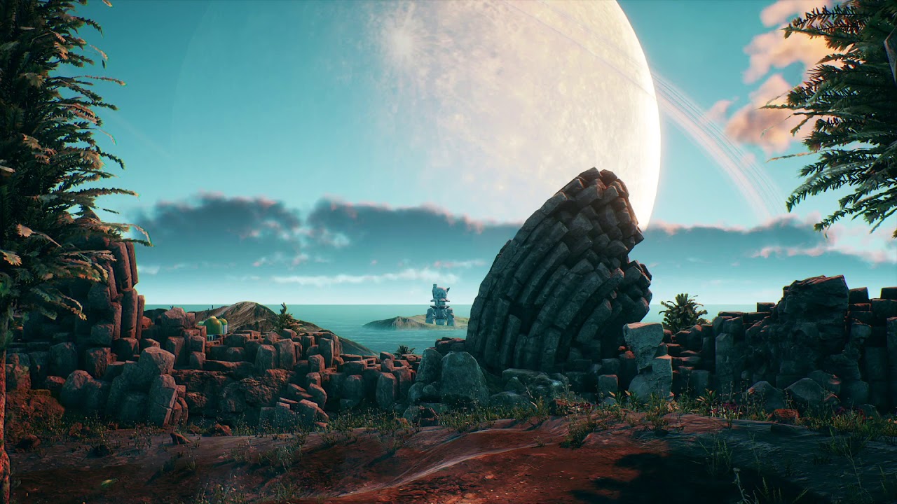 Outer Worlds Ambience – Terra 2 Vista (White Noise, ASMR, Relaxation)