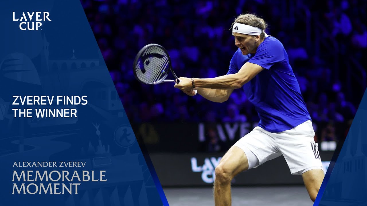 Alexander Zverev's Angled Winner | Laver Cup 2024