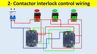 How to Interlocking in electrical system | Two Contactors interlocking | what is interlock ? |