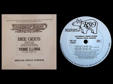 Bee Gees - Night Fever - Extended - (Alta calidad) Vinilo - YouTube