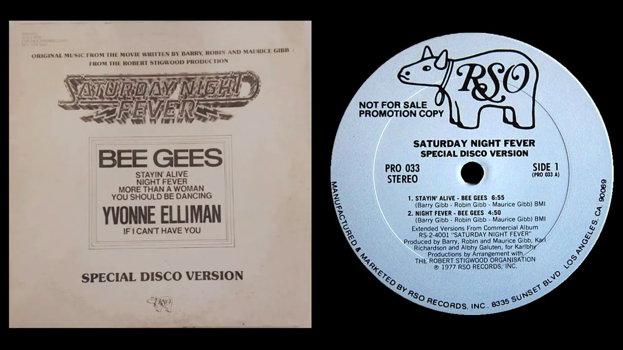 Bee Gees - Night Fever - Extended - (Alta calidad) Vinilo - YouTube