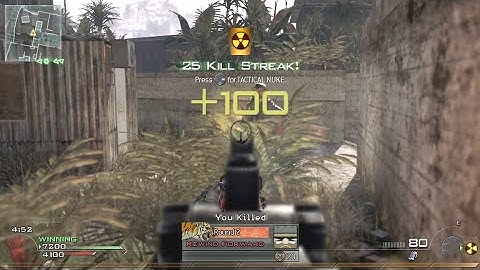 Classic MW2 Favela Nuke with TAR-21 30-1