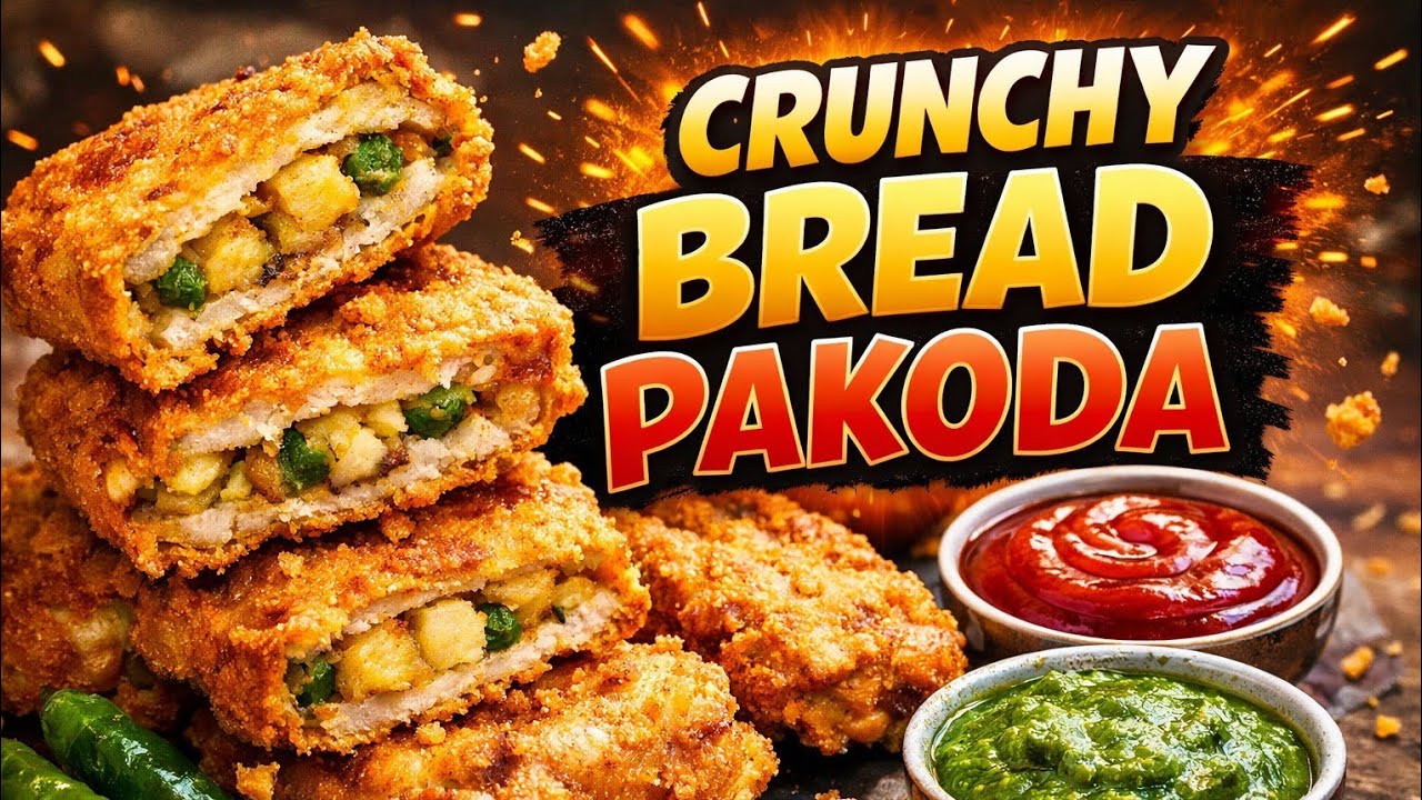 Bread pakode ki recipe 😊🥰😍🍽️🤤👌👍😁🤗😘😋🙏