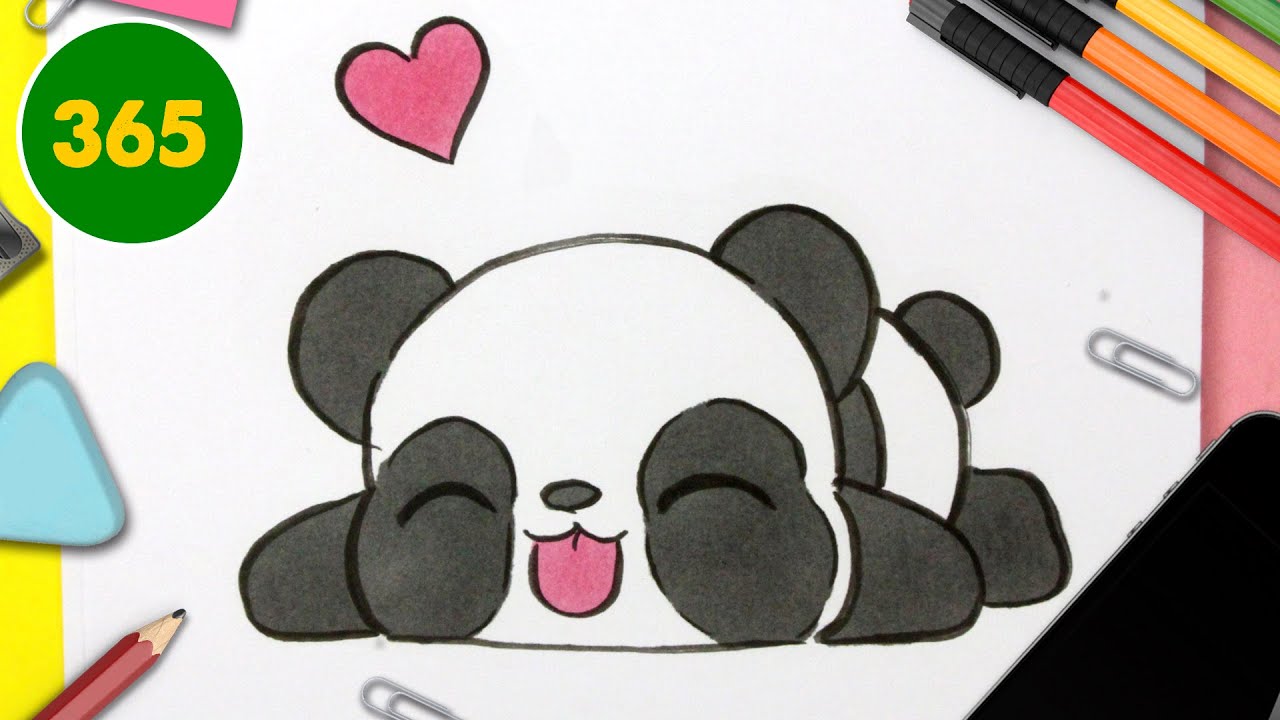 How to Draw Amazing Panda, Kawaii