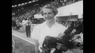 Dutch Olympic Track Star Fanny Blankers-Koen 1950
