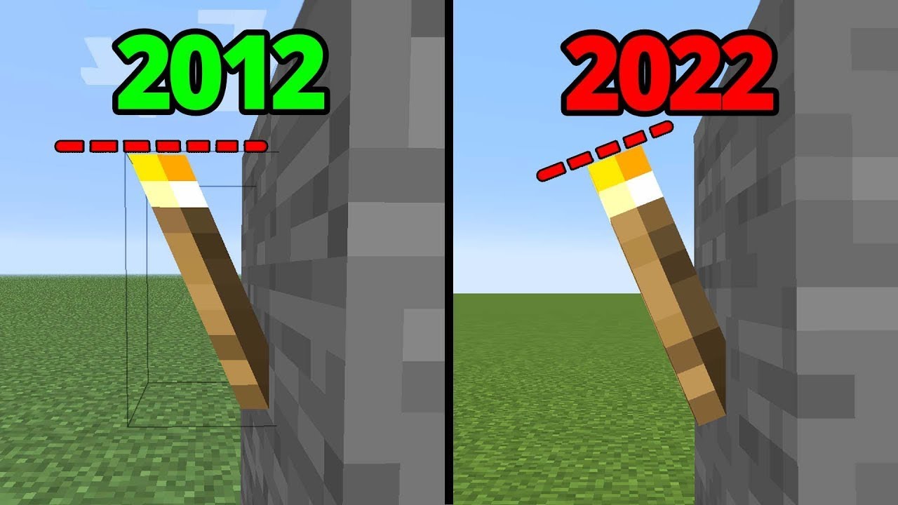 minecraft in 2012 vs now - YouTube