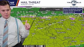 LIVE NOW: Matt's tracking some strong/severe storms