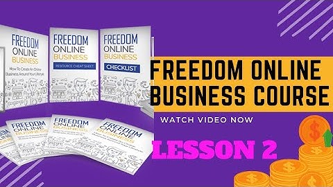 FREEDOM ONLINE BUSINESS COURSE LESSON 2 Top 4 Ways to Utilize LinkedIn Video to Increase Sales