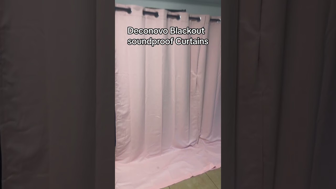 Upgrade your space with blackout soundproof curtains