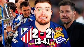 LA COBRA REACCIONA Y OPINA A LA FINAL PERDIDA DEL ATLETICO DE MADRID 2 (3) - (4) 2 REAL SOCIEDAD