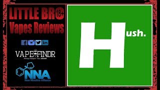 forest fruity, sublime slushy from hush juice by little bro vapes reviews