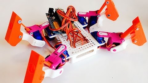 Робот «Квадрупт (Паук)» на Arduino