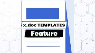 x.doc templates Feature