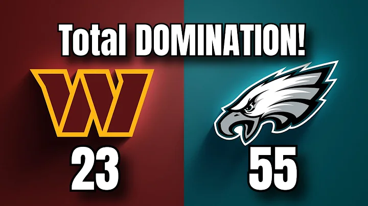Eagles CRUSH Commanders 55-23 in NFC Championship Showdown! - highlights