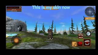 This is my skin before this is my skin now in wolf simulator evolution