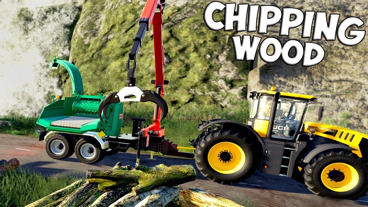 Farming Simulator 19 | WOOD CHIPPING - JENZ HEM 583 - YouTube