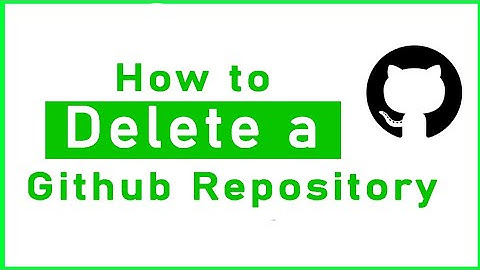 How to delete an existing Github repository | Using GUI options  | github