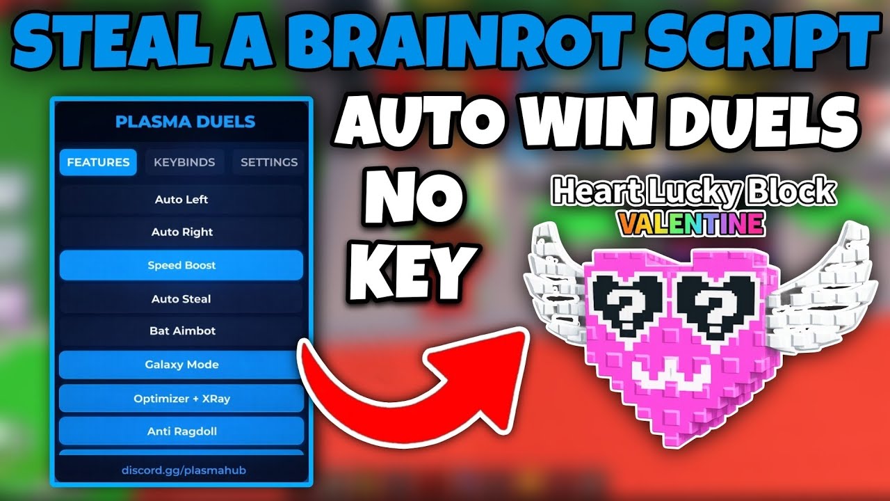 Steal A Brainrot Script *OP* ( Auto Steal - Auto Win Duels - Invisible Steal - Auto Grab ) PASTEBIN