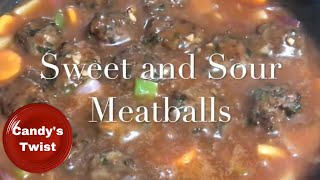 How to make SWEET AND SOUR MEATBALLS | Easy to cook