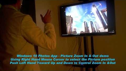 Magic iRIID Mini PC Kiosk Windows 10 Photos App Zoom In Out  Demo