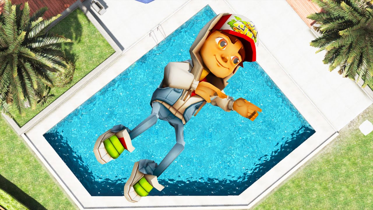 GTA 5 Ragdolls Subway Surfers Jumps/Fails (Euphoria Physics/Compilation) 132