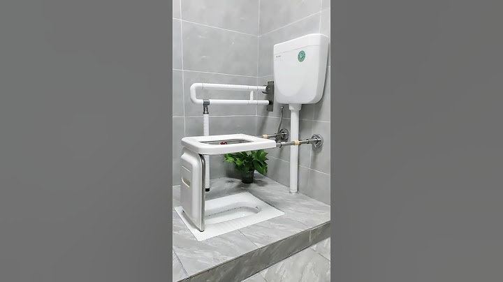 Foldable commode seat over Indian toilet seat shower seat easy way to use  online available 😍