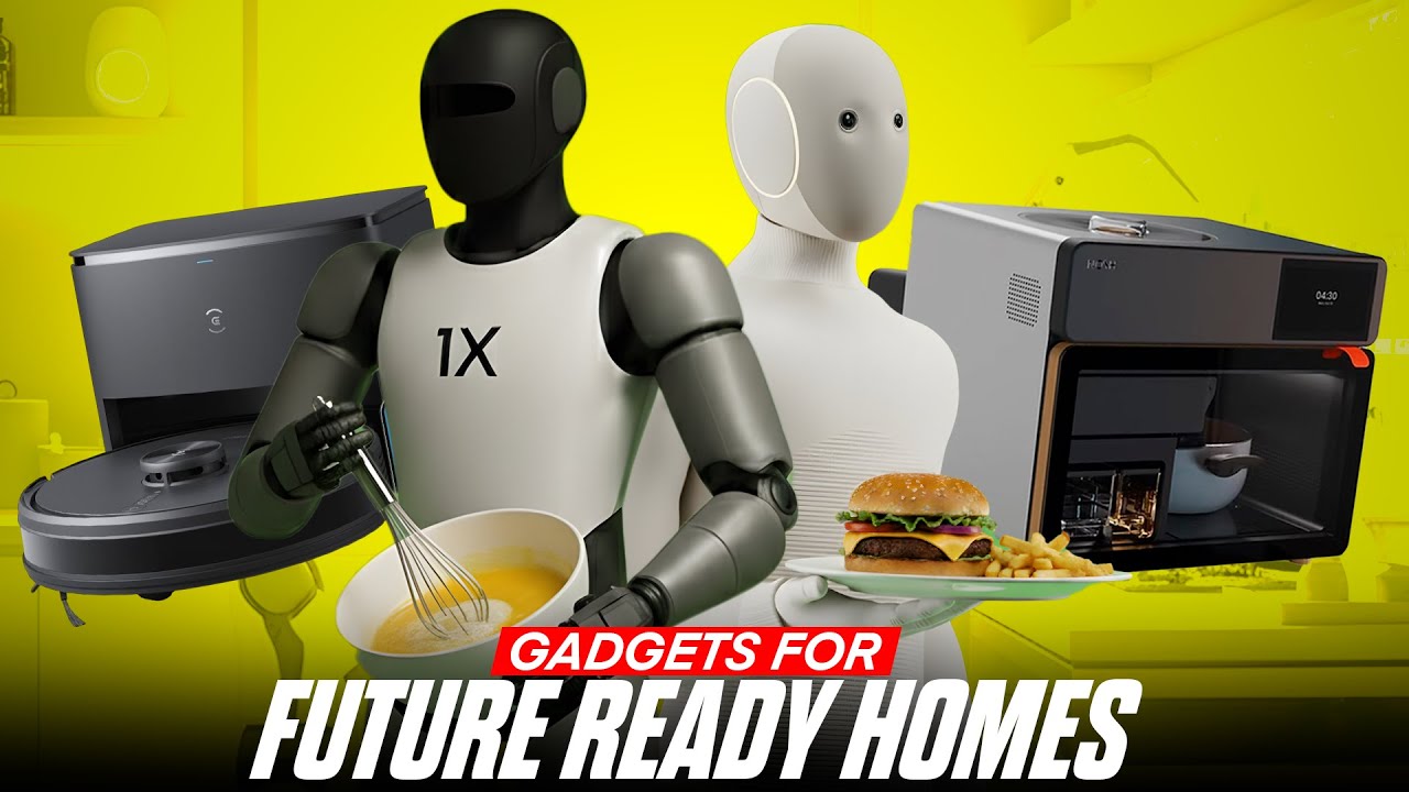 5 Smart Gadgets for Future Ready Homes - Smart Kitchen to Humanoids Cleaning Robots to Smart Locks