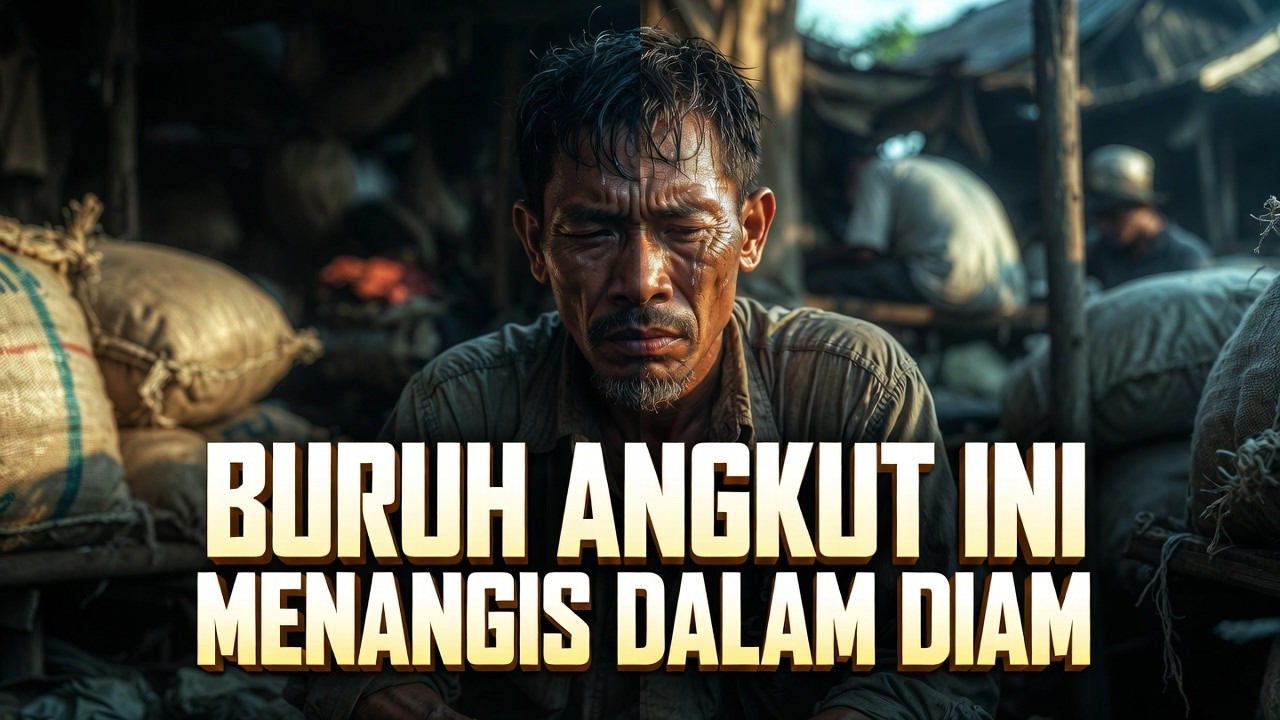 DETIK-DETIK BURUH ANGKUT INI TAK KUASA MENAHAN AIR MATA 😭😭