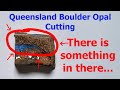 Whats Beneath The Mud? Queensland Boulder Opal Cutting (Nick Hoops Rough Boulder Opal)