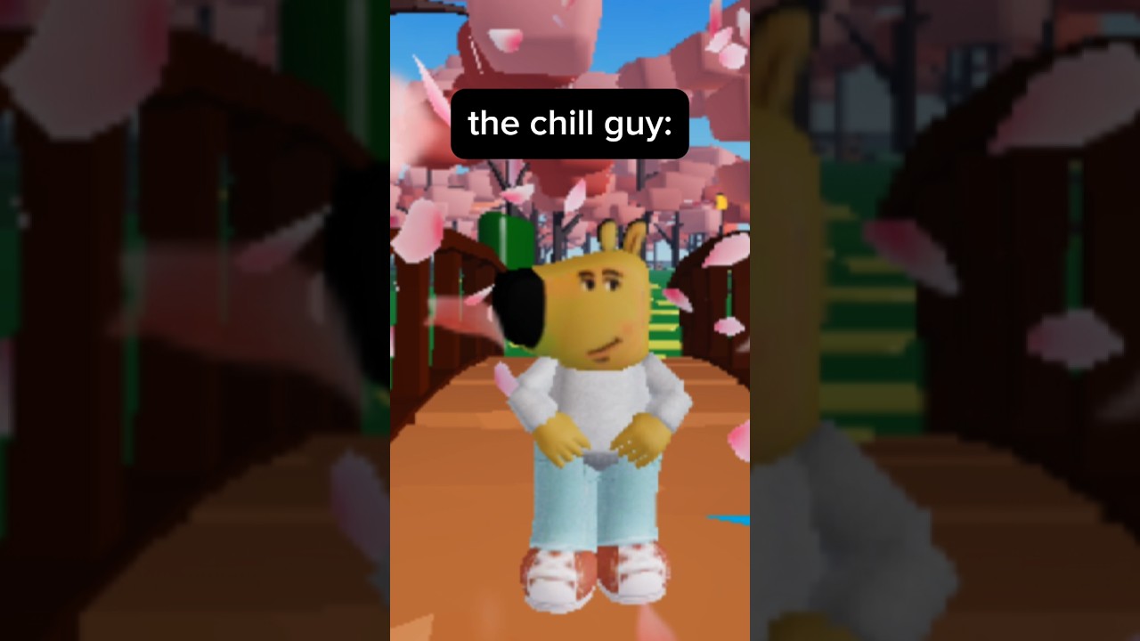 HES IN ROBLOX Chill Guy Character By Roblox Chill 